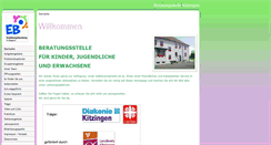 Desktop Screenshot of erziehungsberatung-kitzingen.de